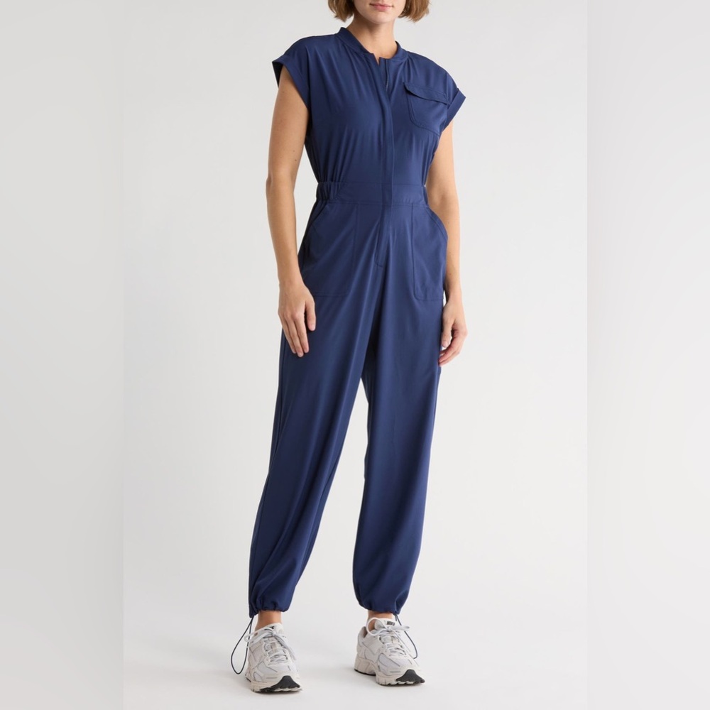 NWOT Apana Venture High Jumpsuit in naval academy - Large